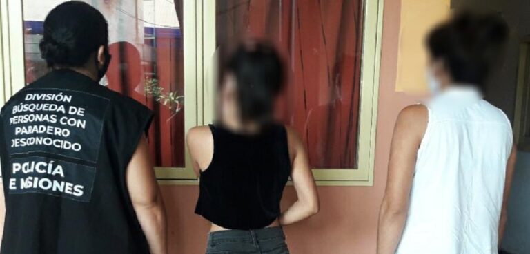 Hallaron en Candelaria a la adolescente buscada en Villa Cabello desde el viernes