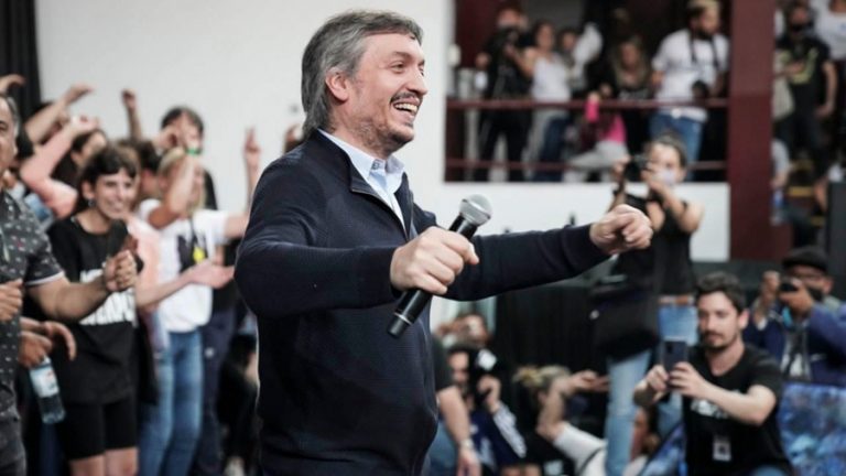 Maximo Kirchner: «Cada voto para el FdT es un voto más para asegurar la dignidad»