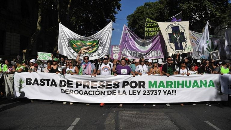 Organizaciones cannábicas realizaron la Marcha Nacional de la Marihuana