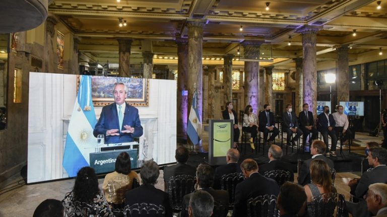 Alberto Fernández: «El crecimiento del país es evidente»