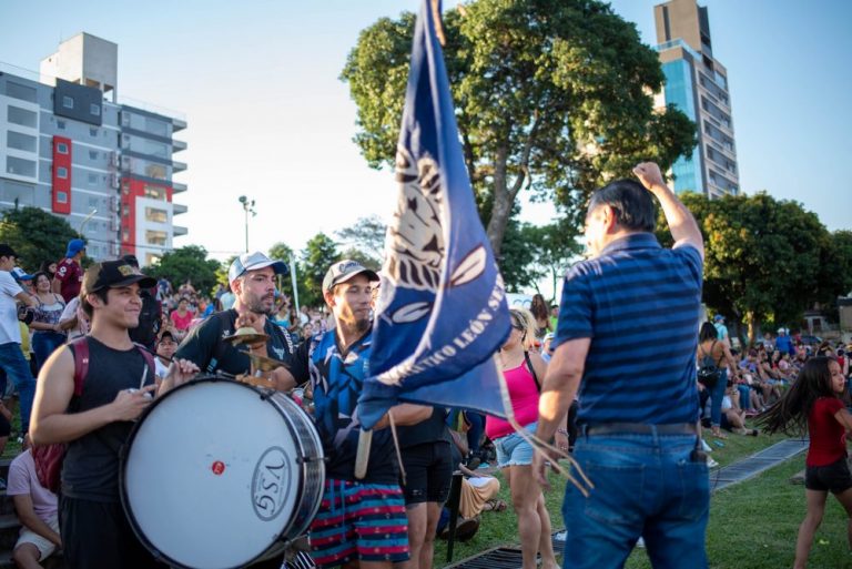 Multitudinario cierre del Frente de Todos en Posadas