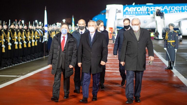 Alberto Fernández se reúne con Putin en el Kremlin