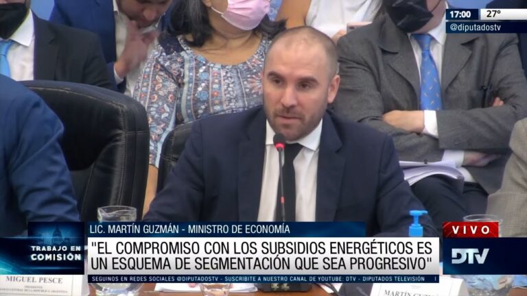 Guzmán: "Se apunta a un esquema de actualizaciòn de tarifas de carácter progresivo"