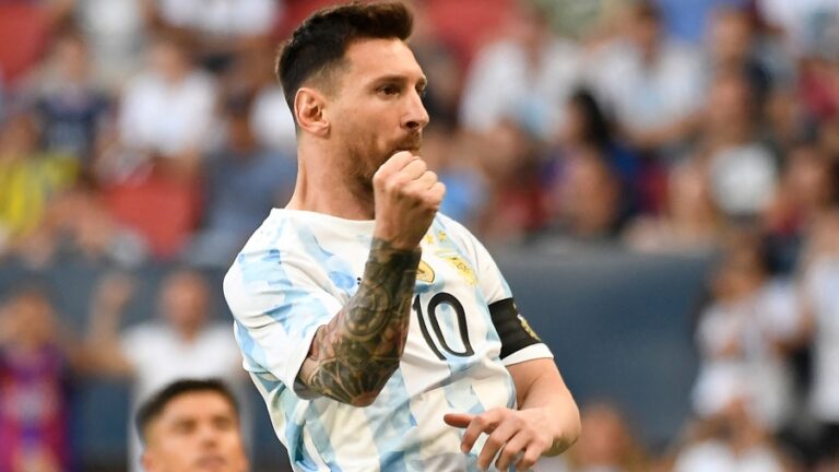 Messi descomunal: Argentina le ganó a Estonia con cinco tantos de «La Pulga»