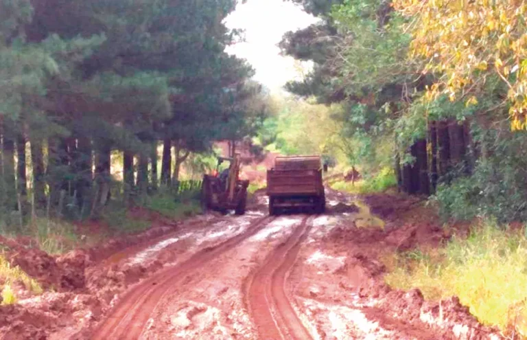 Colonos insisten con pedido de arreglos de caminos terrados