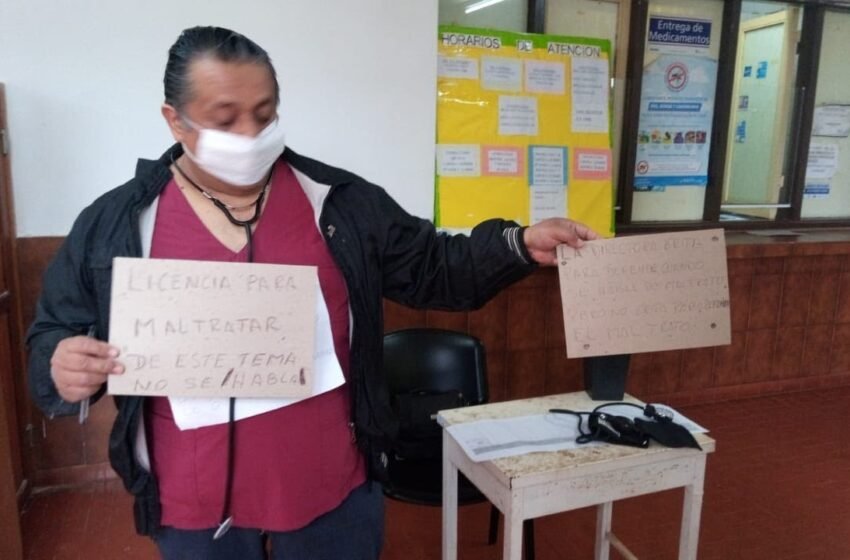 Oscar Maidana, enfermero del Hospital de Candelaria