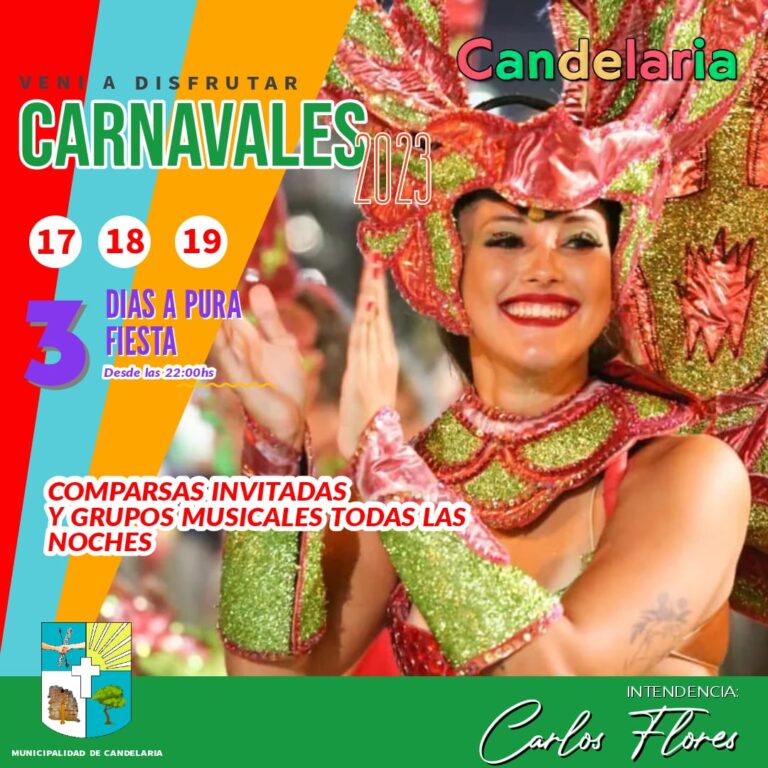 Vuelven los Carnavales a Candelaria – Lugar del Recorrido y Horarios.