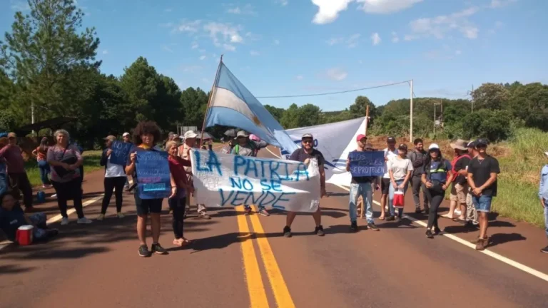 Rutas nacionales de Misiones con cortes en diferentes puntos por las protestas
