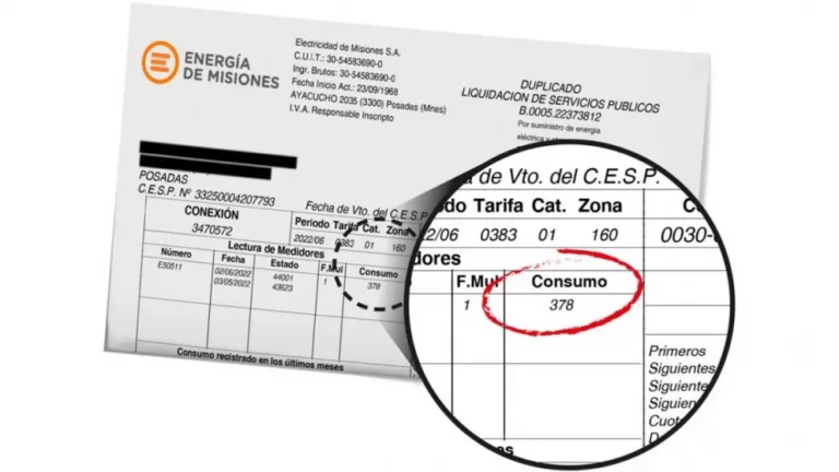 Se oficializó el nuevo tarifario de Energía de Misiones en el Boletín Oficial