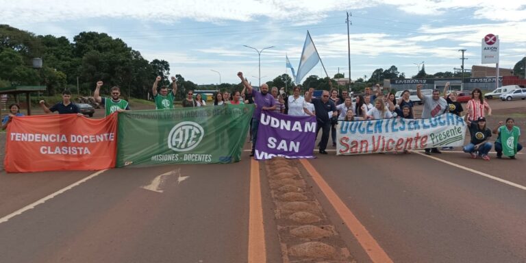 Paro docente en Misiones: “El acatamiento fue casi del 100%