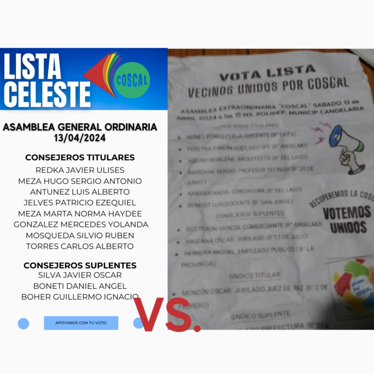 En Candelaria se Define el Futuro de COSCAL: Asamblea a una Semana