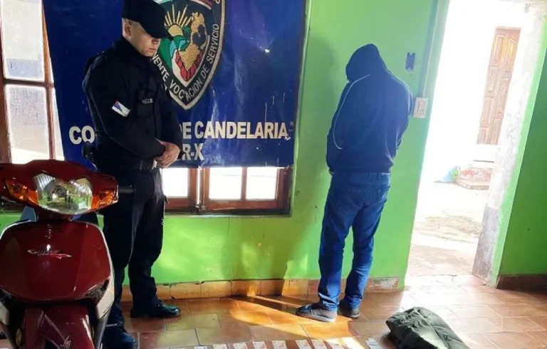 Cayó «Mojarra» por robo y venta de estupefacientes