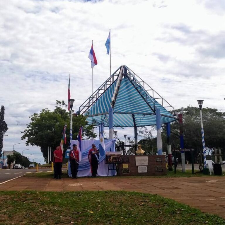 Candelaria conmemora los 213 años del Primer Izamiento de la Bandera Argentina con un emotivo acto