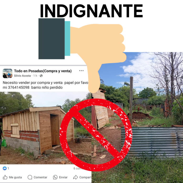 Dos familias asistidas por el municipio y la comunidad tras desastres pusieron en venta o desecharon la ayuda recibida, desatando críticas.