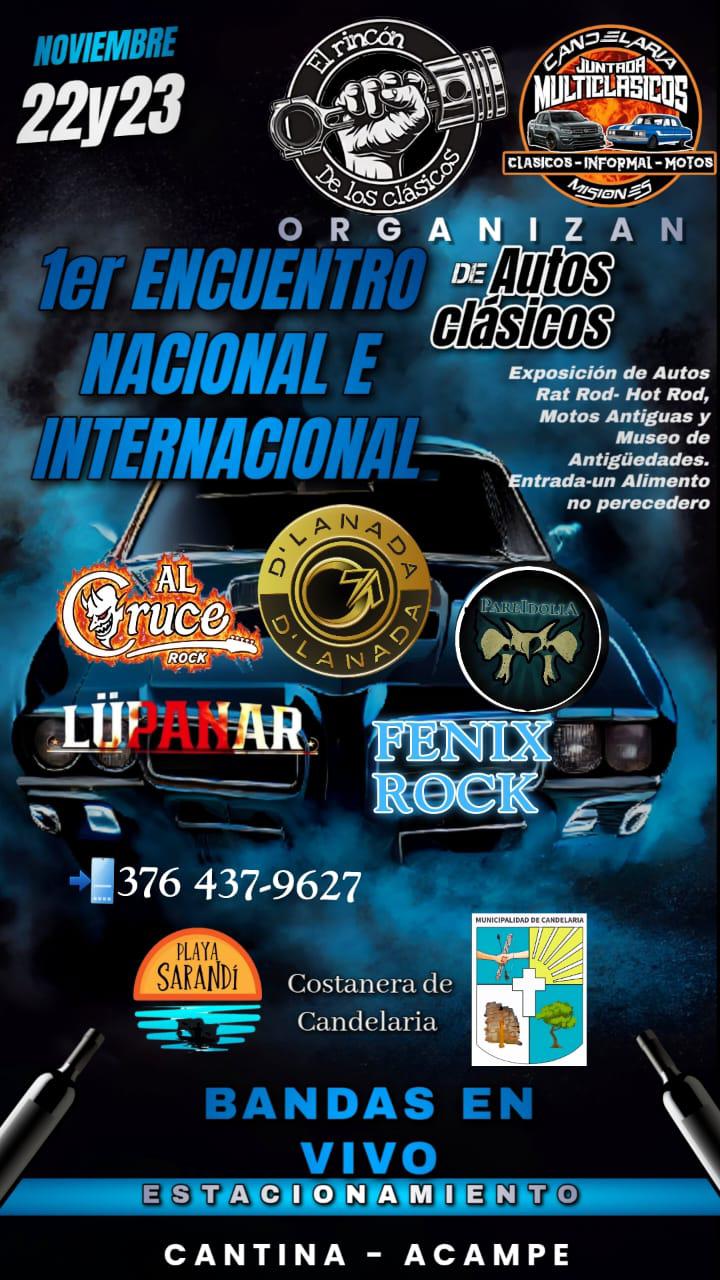 Candelaria se prepara para vivir el 1° Encuentro Nacional e Internacional de Autos Clásicos