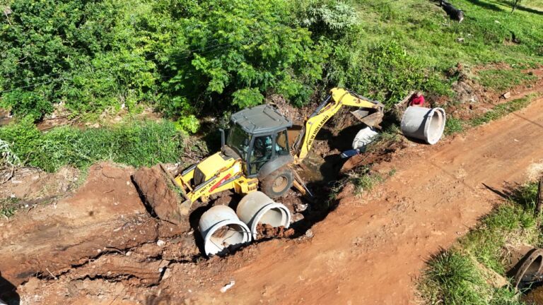 Avanza el entubado del arroyo en el Barrio San Cayetano: obra clave para mejorar el drenaje y la seguridad en días de lluvia