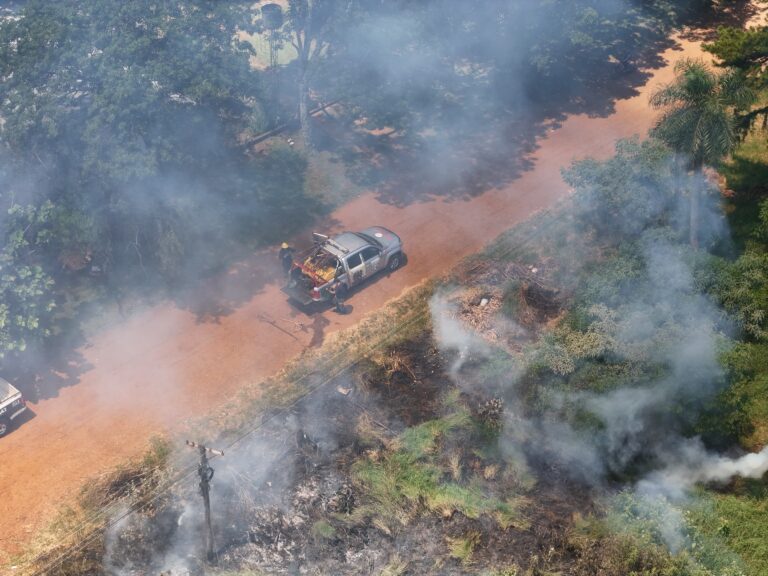 Un incendio en el barrio San Jorge puso en riesgo un aserradero y pudo terminar en tragedia: bomberos evitaron la propagación